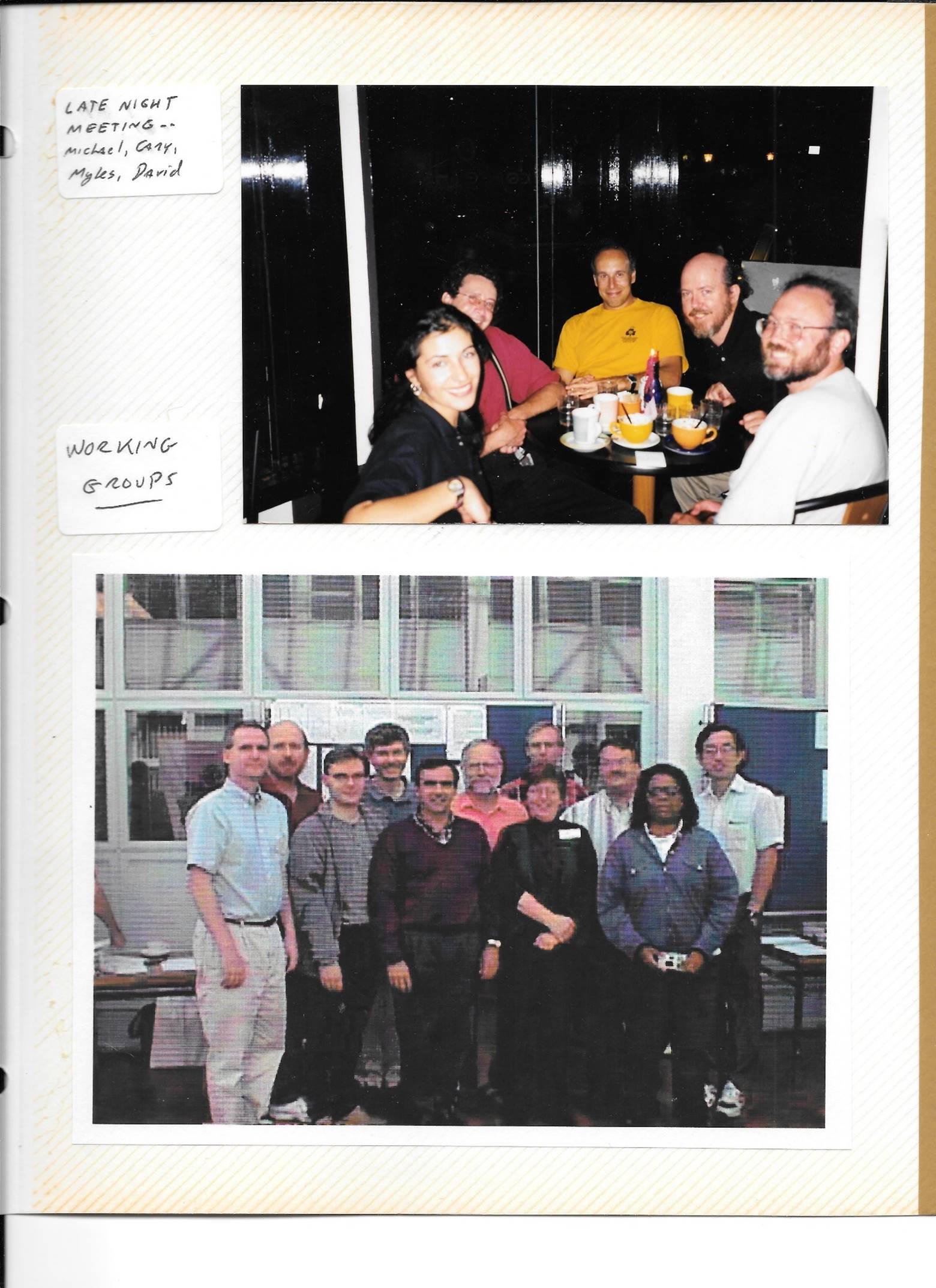 ITiCSE 1998 Working Group
photos