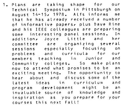 The Bulletin Vol. 10, Issue 2, June
1978